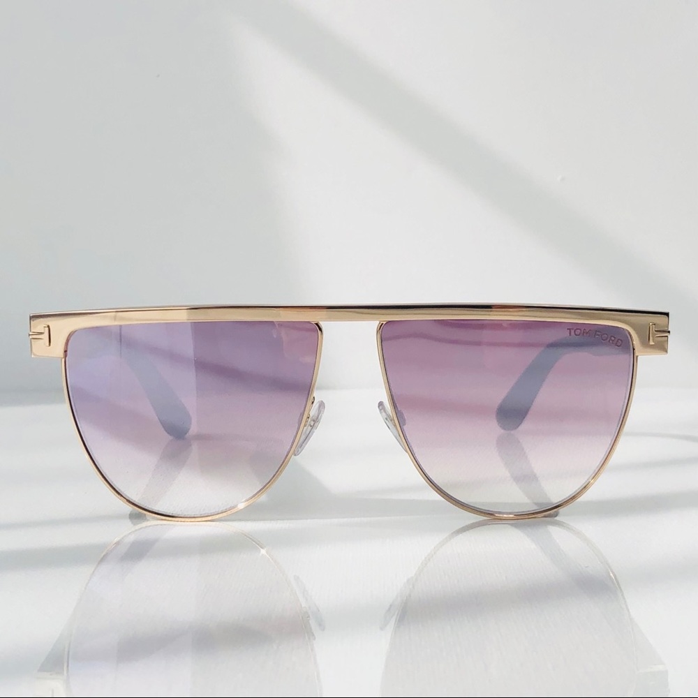 New Tom Ford Stephanie-02 Aviator Sunglasses - Picture 4 of 16